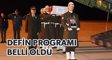 Cenaze programı oldu
