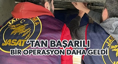 JASAT tıra gizlenmiş kaçak sigara yakaladı