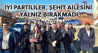Şehit ailesine başsağlığı dilediler