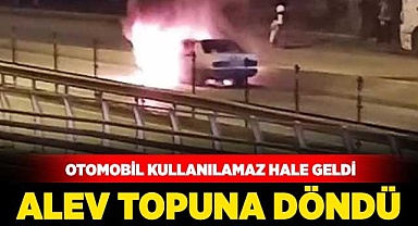Araç Alev Topuna Döndü