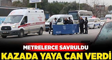 Aracın çarptığı yaya can verdi