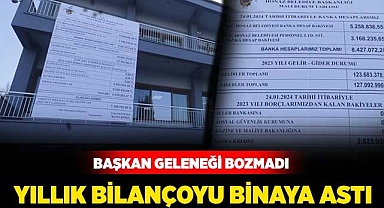 Başkan geleneği bozmadı