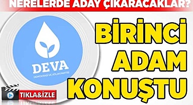 Birinci adam konuştu
