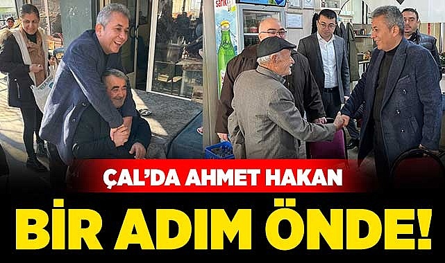 Çal’da Ahmet Hakan bir adım önde!