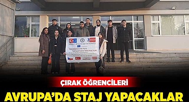 Çırak öğrencileri Avrupa’da staj yapacaklar