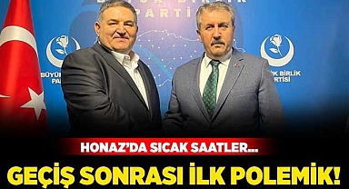 Geçiş sonrası ilk polemik