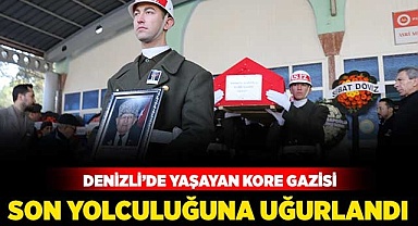 Kore gazisi son yolculuğuna uğurlandı