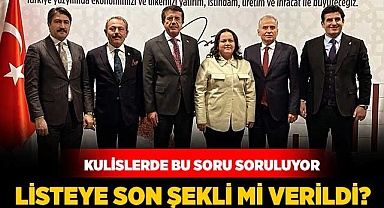 Listeye son şekli mi verildi?