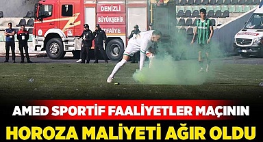 Olaylı maçın maliyeti ağır oldu