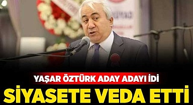 Siyasete veda etti