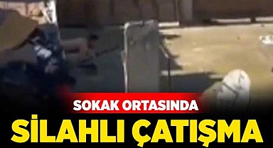 Sokak ortasında silahlı çatışma