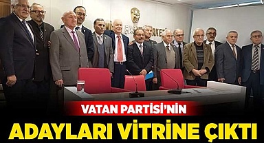 Vatan Partisi'nin adayları vitrine çıktı