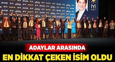 Adaylar arasında en dikkat çeken isim oldu
