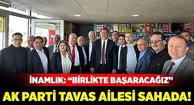 AK Parti Tavas ailesi sahada!