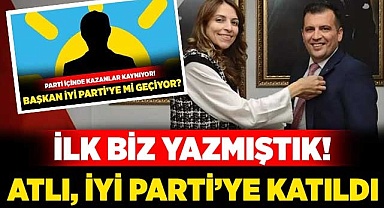 Başkan atlı, İYİ Parti’ye katıldı