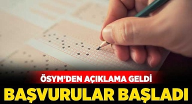 Başvurular başladı
