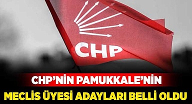 CHP Pamukkale’nin meclis üyesi adayları belli oldu