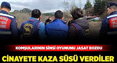 Cinayete kaza süsü verdiler