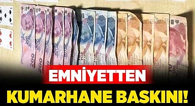 Emniyetten kumarhane baskını!