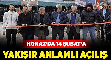 Honaz'da 14 Şubat'a yakışır anlamlı açılış