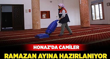 Honaz’da camiler Ramazan ayına hazırlanıyor