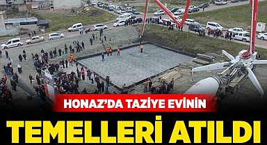 Honaz’da taziye evinin temeli atıldı