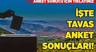 İşte Tavas Anket Sonuçları!