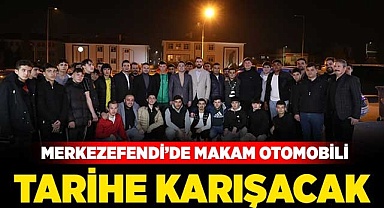 Merkezefendi’de makam otomobili tarihe karışacak