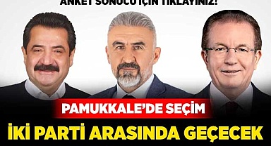Pamukkale’de seçim iki parti arasında geçecek