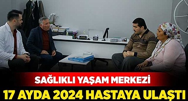 Sağlıklı Yaşam Merkezi 17 ayda 2024 hastaya ulaştı