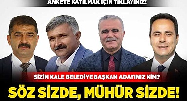 Sizin Kale Belediye Başkan Adayınız Kim?