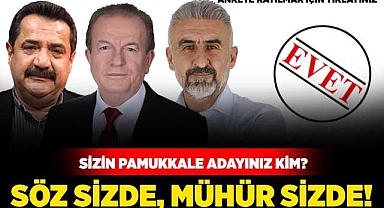 Sizin Pamukkale Belediye Başkan Adayınız Kim?