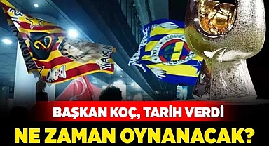 Süper Kupa maçı için tarih verildi