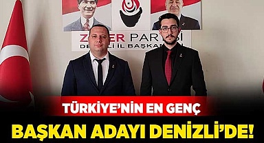 Türkiye'nin en genç başkan adayı Denizli'de!