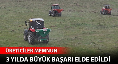 3 yılda 27.350 dekar alanda mera ıslahı yapıldı