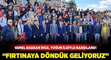 “Fırtınaya döndük geliyoruz”