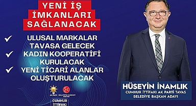 İnamlık: “Yeni İş İmkanları Sağlayacağız”