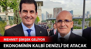 Mehmet Şimşek Denizli'ye geliyor