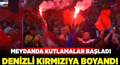 Meydanda kutlamalar başladı