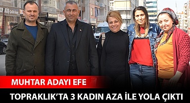 Muhtar Adayı Ahmet Efe sorunlara dikkat çekti