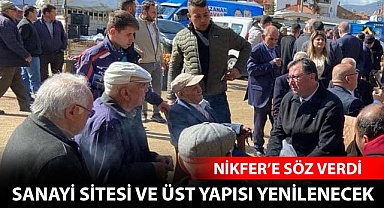 Nikfer sanayi sitesi ve üst yapısı yenilenecek