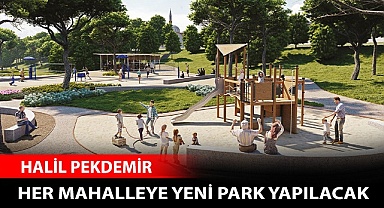Pamukkale'de her mahalleye yeni park