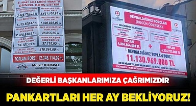 Değerli başkanlarımıza çağrımızdır