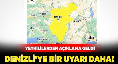 Denizli'ye bir uyarı daha geldi!