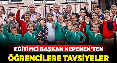 Eğitimci Başkan Kepenek'ten öğrencilere tavsiyeler