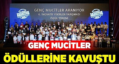Genç mucitler ödüllerine kavuştu