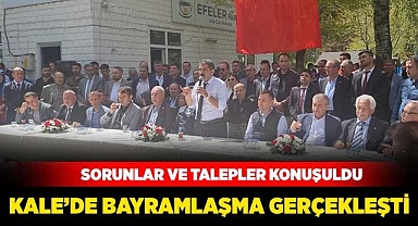 Kale'de bayramlaşma gerçekleşti