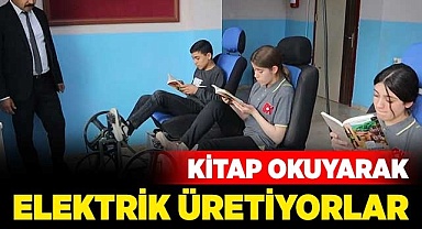 Kitap okuyarak elektrik üretiyorlar