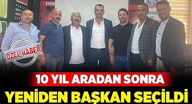 10 yıl aradan sonra yeniden görevde!