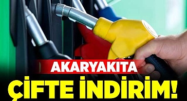 Akaryakıta çifte indirim!